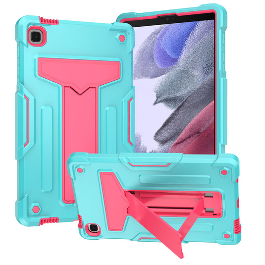 For Apple iPad Air 11 (M3) 2025 / Air 11inch 2024 Tablet Vertical 3in1 Tough Hybrid Kickstand - Teal/Hot Pink