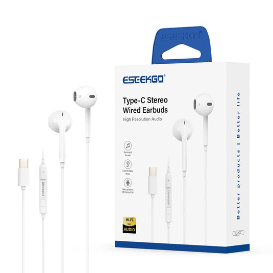 ESEEKGO E-20C Type-C Hi-Fi Music Wired Earphone (LANE B7 ESEEK#3)