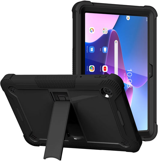 For Apple iPad Air 13 (M3) 2025 / Air 13inch 2024 Tough Tablet Strong Kickstand Hybrid Case Cover - Black