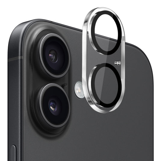 For iPhone 17 Camera Lens Black Edge Tempered(2.5D)