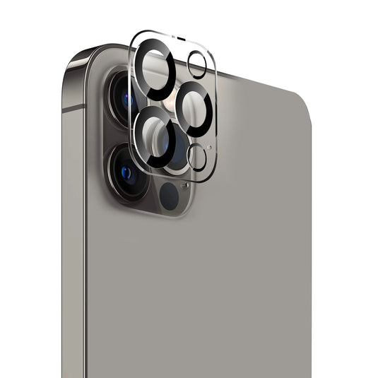 For iPhone 16 Pro Max 6.9 inch Camera Lens Black Edge Tempered(2.5D)
