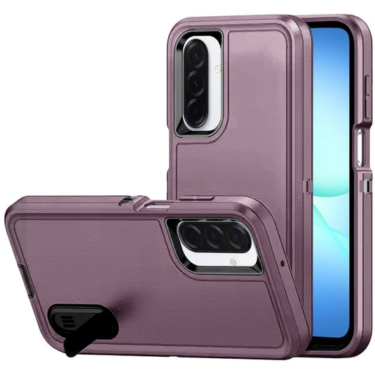 For Samsung A17 5G PEAK 3in1 Toughest Hybrid with Stand Cover Case - Burgundy/Black