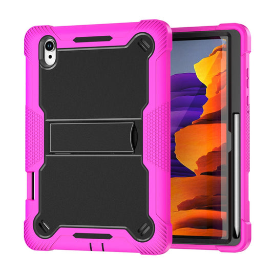 For Samsung Tab S11 11inch Tough Tablet Strong Kickstand Hybrid Case Cover - Hot Pink