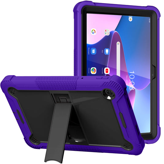For Samsung Galaxy Tab S9 Plus Tough Tablet Strong Kickstand Hybrid Case Cover - Purple