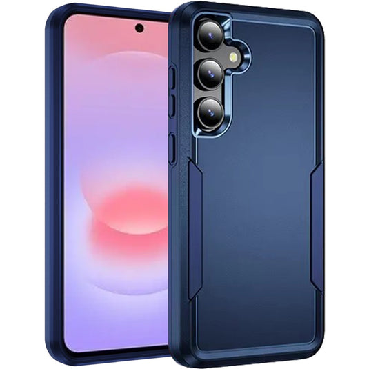 For Samsung Galaxy A37 Tough Hybrid Case - Dark Blue