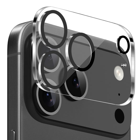 For iPhone 17 Pro Camera Lens Black Edge Tempered(2.5D)