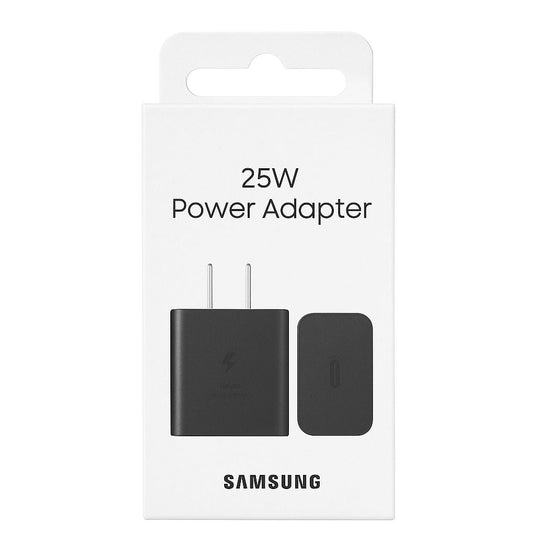 Samsung 25W Wall Charger Power Adapter, Cable Not Included, Super Fast Charging, Compact Design, Energy Efficient, Compatible with Galaxy and USB Type C Devices, Black - EP-T2510NBEGUS (C1 SAMSUNG#7)
