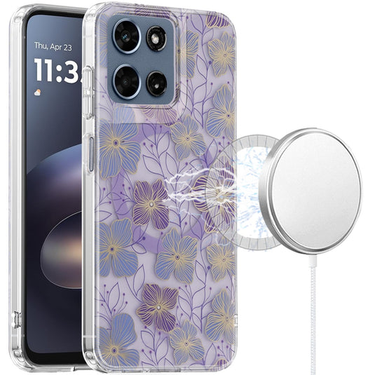 For Moto G 5G 2025/2026 / G PLAY 2026 Double layers IMD case with magsafe - X