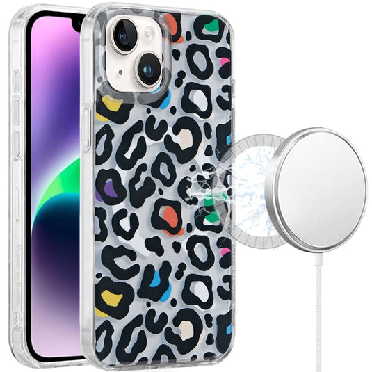 For iPhone 13/14 Double Layer Design IMD TPU Case - K