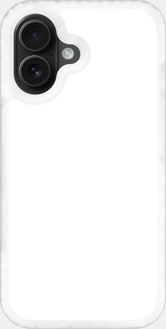 CCK Ready-to-Customize Case for iPhone 16 - Clear Frost