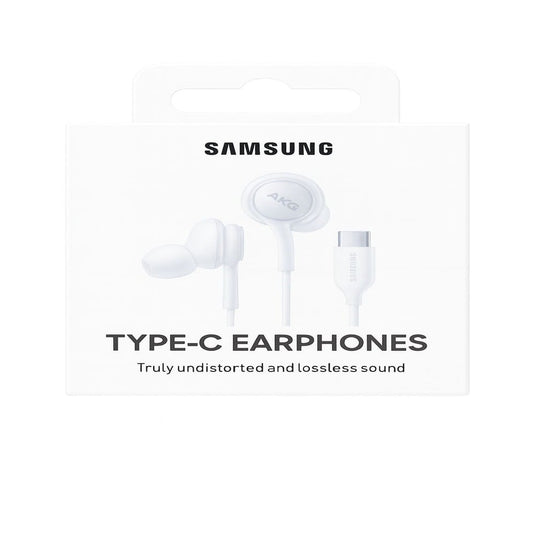 SAMSUNG Type-C EARPHONES Sound by AKG Black - EOIC100BWEGWW - WHITE (C1 SAMSUNG#5)