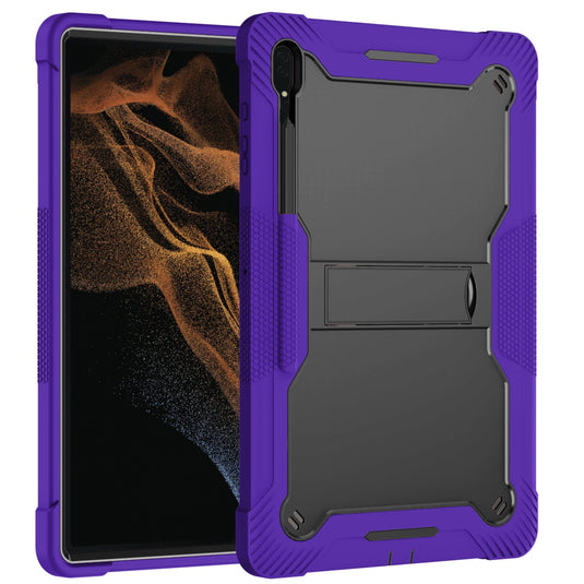 For Samsung Tab S11 Ultra 14.6inch Tough Tablet Strong Kickstand Hybrid Case Cover - Purple