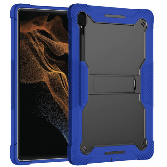 For Samsung Tab S11 Ultra 14.6inch Tough Tablet Strong Kickstand Hybrid Case Cover - Dark Blue