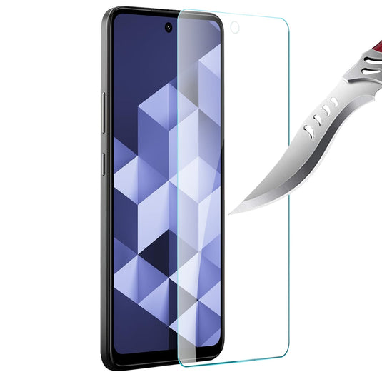 For HMD Vibe Clear Tempered Glass