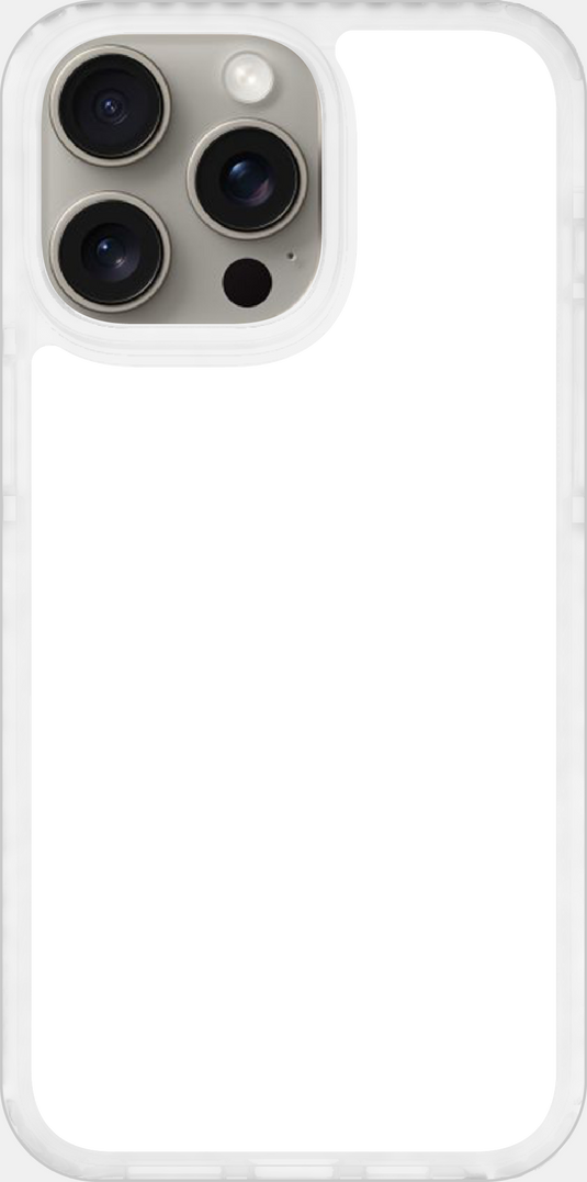 CCK Ready-to-Customize Case for iPhone 15 Pro Max - Clear Frost