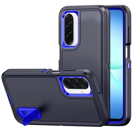 For Samsung A17 5G PEAK 3in1 Toughest Hybrid with Stand Cover Case - Black/Blue