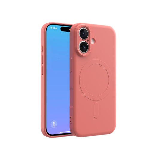 CLICK Slim Silicone MagSafe Series iPhone 17 Case - Orange