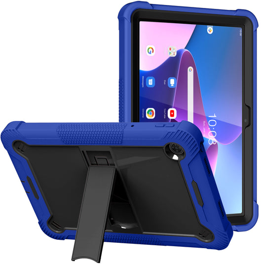 For Samsung Galaxy Tab S9 / S9FE / S10FE Tough Tablet Strong Kickstand Hybrid Case Cover - Dark Blue