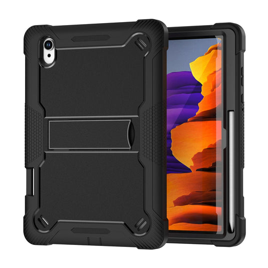 For Samsung Tab S11 11inch Tough Tablet Strong Kickstand Hybrid Case Cover - Black