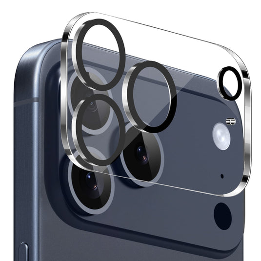 For iPhone 17 Pro Max Camera Lens Black Edge Tempered(2.5D)